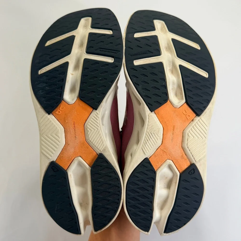 On Cloudeclipse Running Shoes Womens 7 Pink Orange Performance Athletic